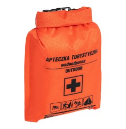 BIKETEC APTECZKA TURYSTYCZNA - OUTDOOR 1 KOMPLETNA WODOODPORNA (DIN13167) KOLOR POMARAŃCZOWY FLUO