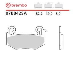 BREMBO KLOCKI HAMULCOWE KH779 ROAD SINTER SA (SPIEK METALICZNY) (ECE R90) BMW R 1300 GS / ADV / R / RS / RT '23-'26