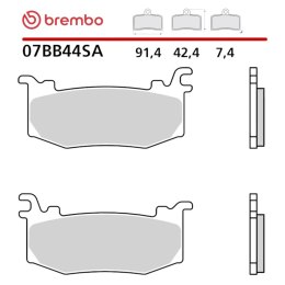 BREMBO KLOCKI HAMULCOWE ROAD SINTER SA (SPIEK METALICZNY) (ECE R90) APRILIA RSV4 / FACTORY '25, DUCATI PANIGALE V4 / STREETFIGHT