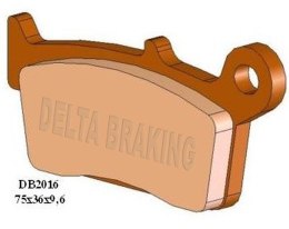 DELTA BRAKING KLOCKI HAMULCOWE KH131/3/KH233 TYŁ HONDA NSR 50 MINI '00-'09, XZ 50/100 '09-'19, NSF 250R '11-, CRF 230 '08-'15, K