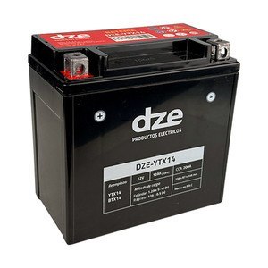 DZE AKUMULATOR ŻELOWY YTX14 12V 12AH 200A 150X87X146 BEZOBSŁUGOWY - ZALANY (12)