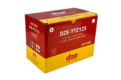 DZE AKUMULATOR ŻELOWY YTZ12S 12V 8.6AH 190A 150X87X110 BEZOBSŁUGOWY - ZALANY (12)