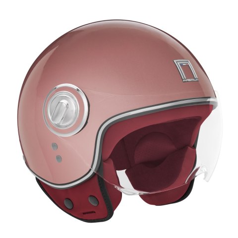 NOX WYPRZEDAŻ PREMIUM KASK OTWARTY JET IDOL SOLID KOLOR RÓŻOWY/ZŁOTY ROZMIAR M