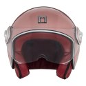 NOX WYPRZEDAŻ PREMIUM KASK OTWARTY JET IDOL SOLID KOLOR RÓŻOWY/ZŁOTY ROZMIAR M