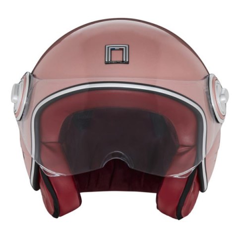 NOX WYPRZEDAŻ PREMIUM KASK OTWARTY JET IDOL SOLID KOLOR RÓŻOWY/ZŁOTY ROZMIAR M