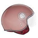 NOX WYPRZEDAŻ PREMIUM KASK OTWARTY JET IDOL SOLID KOLOR RÓŻOWY/ZŁOTY ROZMIAR M