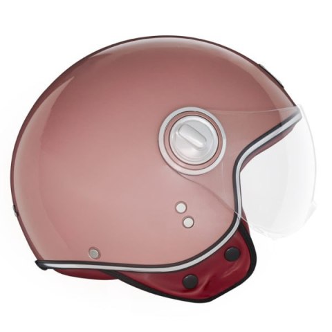 NOX WYPRZEDAŻ PREMIUM KASK OTWARTY JET IDOL SOLID KOLOR RÓŻOWY/ZŁOTY ROZMIAR M