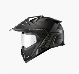 SENA 2026/07 KASK OUTLANDER DUAL SPORT FIBERGLASS Z INTERKOMEM MESH 3.0 DO 2000M ROZMIAR M KOLOR CZARNY MATT ( ECE R22.06 ) (EL)