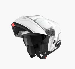 SENA 2026/07 KASK OUTRUSH 2 SZCZĘKOWY Z INTERKOMEM MESH 3.0 DO 1200M ROZMIAR M KOLOR BIAŁY ( ECE R22.06 ) (EL)