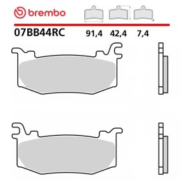 BREMBO KLOCKI HAMULCOWE RACING CARBON CERAMIC RC (PÓŁMETALICZNE) APRILIA RSV4 / FACTORY '25, DUCATI PANIGALE V4 / STREETFIGHTER 