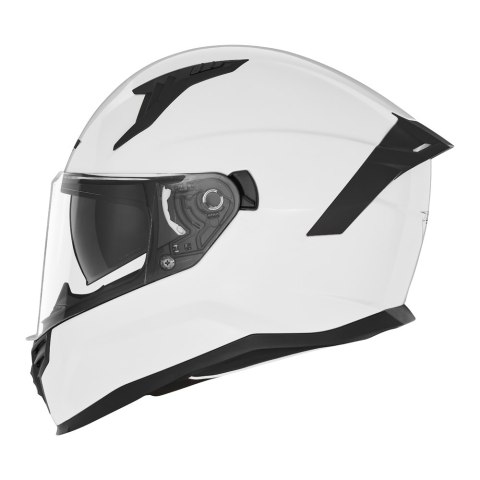 NOX WYPRZEDAŻ KASK INTEGRALNY (FULL FACE) Z BLENDĄ N401 KOLOR BIAŁY POŁYSK ROZMIAR M