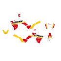 BLACKBIRD KOMPLET NAKLEJEK (OKLEIN) YAMAHA TENERE 700 '20-'24 RALLY RIDE KOLOR CZERWONY