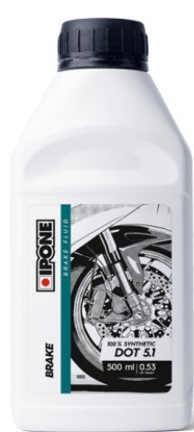 IPONE PŁYN HAMULCOWY BRAKE FLUID DOT 4 500ML 100% SYNTETYK (ZGODNY RÓWNIEŻ Z DOT 3) (12) ZASTĘPUJE 800312