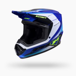 KENNY RACING KASK CROSS/ENDURO PERFORMANCE GRAPHIC RACING BLUE KOLOR NIEBIESKI/BIAŁY/ŻÓŁTY FLUO ROZMIAR L