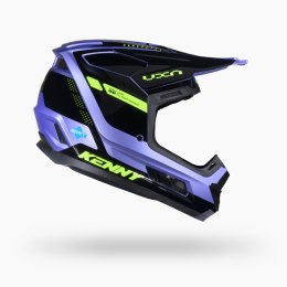KENNY RACING KASK CROSS/ENDURO PERFORMANCE GRAPHIC SKY NIEBIESKI/ ŻÓŁTY FLUO ROZMIAR S