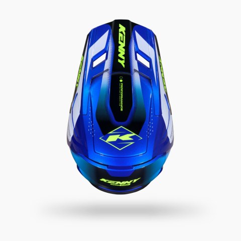 KENNY RACING KASK CROSS/ENDURO DZIECIĘCY/KID/JUNIOR PERFORMANCE GRAPHIC RACING BLUE ROZMIAR S