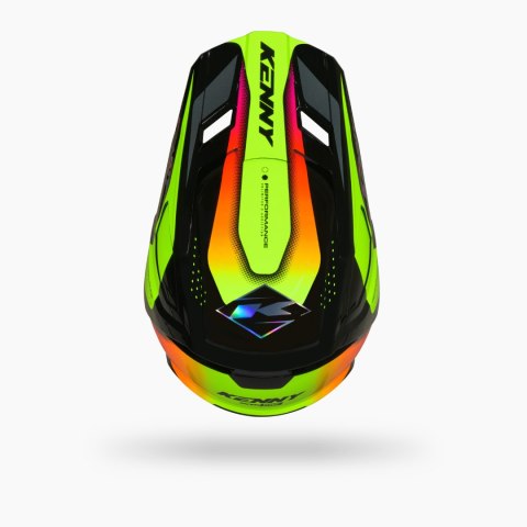 KENNY RACING KASK CROSS/ENDURO DZIECIĘCY/KID/JUNIOR PERFORMANCE GRAPHIC RACING NEON YELLOW ROZMIAR L