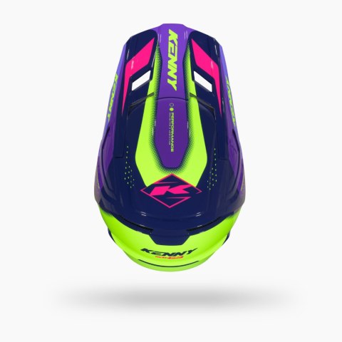 KENNY RACING KASK CROSS/ENDURO DZIECIĘCY/KID/JUNIOR PERFORMANCE GRAPHIC RACING PURPLE ROZMIAR L