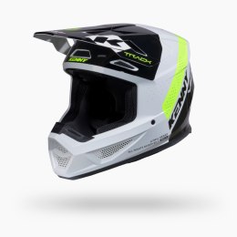KENNY RACING KASK CROSS/ENDURO TRACK GRAPHIC BLAST WHITE NEON YELLOW KOLOR BIAŁY/ŻÓŁTY FLUO/CZARNY ROZMIAR S