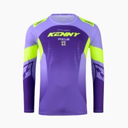 KENNY RACING KOSZULKA CROSS/ENDURO KID/JUNIOR/DZIECIĘCE TRACK FOCUS PURPLE ROZMIAR XXS