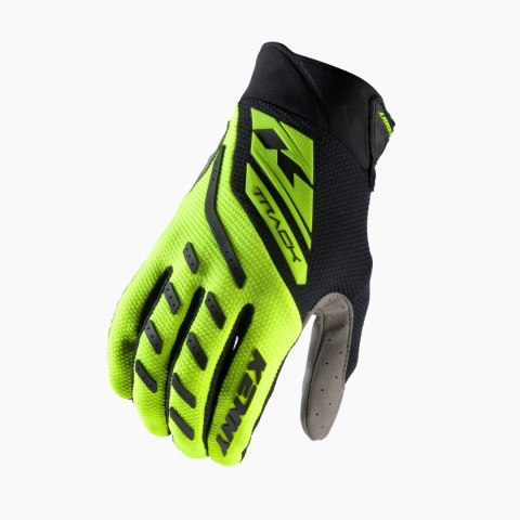KENNY RACING RĘKAWICE CROSS/ENDURO KID/JUNIOR/DZIECIĘCE TRACK NEON YELLOW ROZMIAR M (4 LATA)