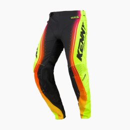 KENNY RACING SPODNIE CROSS/ENDURO PERFORMANCE NEON YELLOW KOLOR ŻÓŁTY FLUO/CZARNY/CZERWONY ROZMIAR L (34)