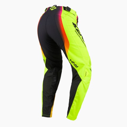 KENNY RACING SPODNIE CROSS/ENDURO PERFORMANCE NEON YELLOW KOLOR ŻÓŁTY FLUO/CZARNY/CZERWONY ROZMIAR XL (36)