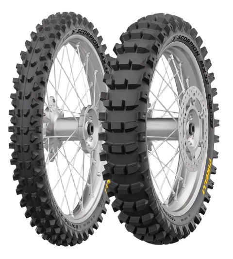 PIRELLI OPONA 110/90-19 NEW SCORPION MX32 MID SOFT NHS 62M TT TYŁ DOT 47-48/2025