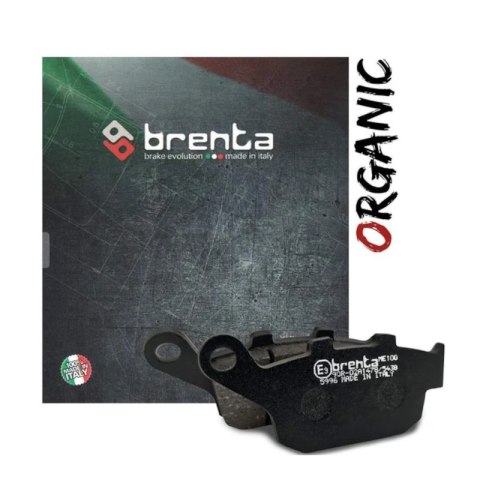 BRENTA BRENTA KLOCKI HAMULCOWE KH496 ORGANIC HONDA CB 500R/X '13-'16, CB 650F '14-'16, CBR 650/CTX 700 TYŁ (FT 3155)