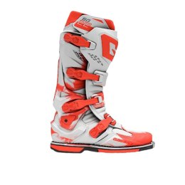 GAERNE NOWOŚĆ BUTY CROSS/ENDURO MODEL SG-22 FIRESTORM LIMITED EDITION (EDYCJA LIMITOWANA) KOLOR BIAŁY/CZERWONY ROZMIAR 44