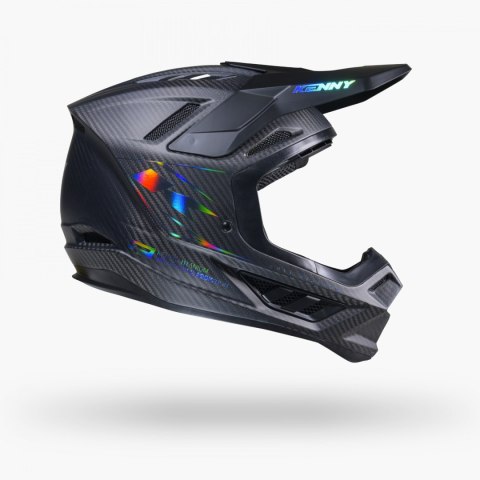 KENNY RACING KASK CROSS/ENDURO TITANIUM CARBON MATT HOLOGRAPHIC KOLOR CZARNY ROZMIAR XXL