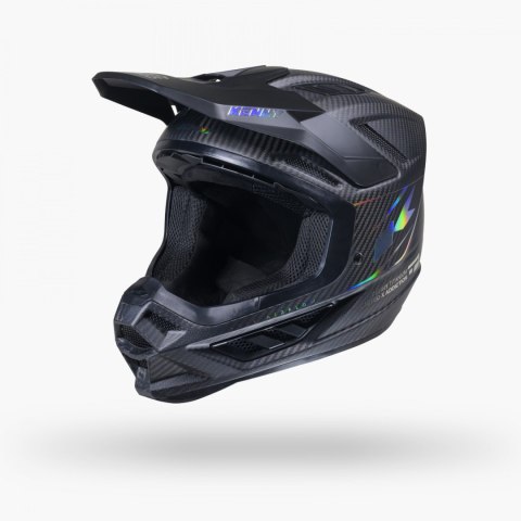 KENNY RACING KASK CROSS/ENDURO TITANIUM CARBON MATT HOLOGRAPHIC KOLOR CZARNY ROZMIAR XXL