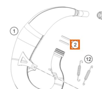 KTM OEM O-RING (ORING) WYDECHU (DYFUZORA) VITON 30X3MM KTM SX 50 '09-'27, HUSQVARNA TC 50 '17-'27, GAS GAS MC 50 '21-'27