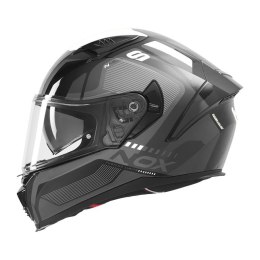 NOX WYPRZEDAŻ KASK INTEGRALNY (FULL FACE) Z BLENDĄ N402 MENTOR KOLOR CZARNY/BIAŁY ROZMIAR S