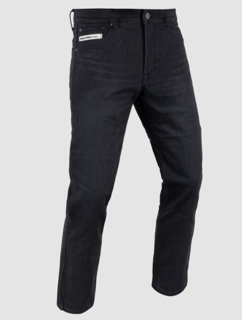 OXFORD SPODNIE MOTOCYKLOWE JEANSOWE MARSHAL STRAIGHT BLK REGULAR KOLOR CZARNY ROZMIAR L