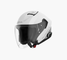 SENA 2026/07 KASK OUTSTAR 2 OTWARTY JET Z INTERKOMEM MESH 3.0 DO 1200M ROZMIAR S KOLOR BIAŁY ( ECE R22.06 ) (EL)