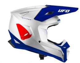 UFO 2026/09 KASK RAYSON OFFROAD KOLOR BIAŁY / NIEBIESKI / CZERWONY ROZMIAR - KOLEKCJA 2026/2027