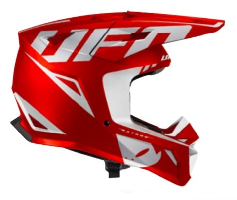 UFO 2026/09 KASK RAYSON OFFROAD KOLOR CZERWONY / BIAŁY ROZMIAR XL - KOLEKCJA 2026/2027