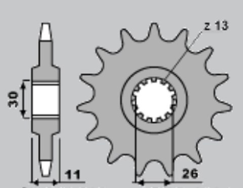 CHT ZĘBATKA PRZEDNIA 2091 16 YAMAHA FZ8 (10-15), MT 09 (14-16), MT 07 (14-16) TDM 900 (02-13) (JTF1591.16) (ŁAŃC. 525) CHT ZĘBATKA PRZEDNIA 2091 16 YAMAHA FZ8 (10-15), MT 09 (14-16), MT 07 (14-16) TDM 900 (02-13) (JTF1591.16) (ŁAŃC. 525)