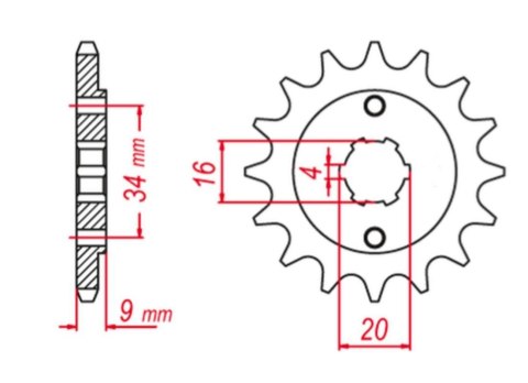 GROSSKOPF WYPRZEDAŻ ZĘBATKA PRZEDNIA 2062 14 YAMAHA YFS200 BLASTER '88-'06 (+1), TT-R230 '05-'20 (+1), DT200 L '85 (+1), HYOSUNG GROSSKOPF WYPRZEDAŻ ZĘBATKA PRZEDNIA 2062 14 YAMAHA YFS200 BLASTER '88-'06 (+1), TT-R230 '05-'20 (+1), DT200 L '85 (+1), HYOSUNG