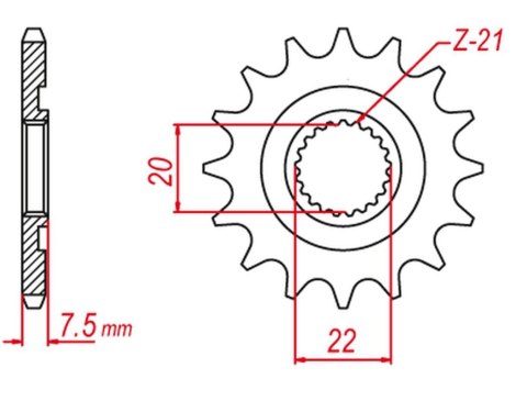 GROSSKOPF WYPRZEDAŻ ZĘBATKA PRZEDNIA 2120 11 HONDA CR 125R '04-'07 (-2) , CRF 250R '04-'17 (-2), CRF 250X '04-'17 (-3) (JTF1323. GROSSKOPF WYPRZEDAŻ ZĘBATKA PRZEDNIA 2120 11 HONDA CR 125R '04-'07 (-2) , CRF 250R '04-'17 (-2), CRF 250X '04-'17 (-3) (JTF1323.