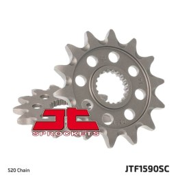 JT ZĘBATKA PRZEDNIA 2103 13 YAMAHA YZF 250 '01-'25, YZ 125 '05-'25, WR 250F '01-'25 (ORGY.) SAMOOCZYSZCZAJĄCA (210313JT) (ŁAŃC. 