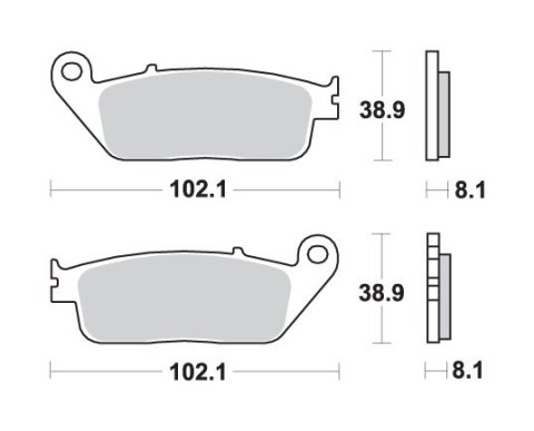 SBS KLOCKI HAMULCOWE KH142 / KH226 MAXI SINTER SINTER KOLOR ZŁOTY SBS KLOCKI HAMULCOWE KH142 / KH226 MAXI SINTER SINTER KOLOR ZŁOTY