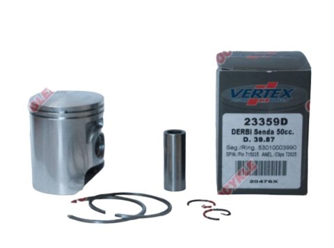 VERTEX TŁOK DERBI SENDA 50 (39,84MM) (PIERŚCIENIE 53010003990 x 2 SZT.) VERTEX TŁOK DERBI SENDA 50 (39,84MM) (PIERŚCIENIE 53010003990 x 2 SZT.)