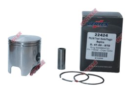 VERTEX TŁOK POLINI, HONDA, PIAGGIO 47,95MM SWORZEŃ 12MM (PIERŚCIENIE 53009804800 X 2 SZT.)