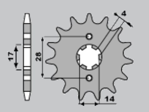 CHT PROMOCJA ZĘBATKA TYLNA 4402 52 YAMAHA DT50R, RIEJU 50, PEUGEOT 50, DEBI SENDA 50 (JTR1131.52) (ŁAŃC. 420) CHT PROMOCJA ZĘBATKA TYLNA 4402 52 YAMAHA DT50R, RIEJU 50, PEUGEOT 50, DEBI SENDA 50 (JTR1131.52) (ŁAŃC. 420)