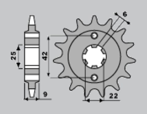 CHT ZĘBATKA PRZEDNIA 276 15 HONDA CB250N 81-83 (JTF276.15) CHT ZĘBATKA PRZEDNIA 276 15 HONDA CB250N 81-83 (JTF276.15)