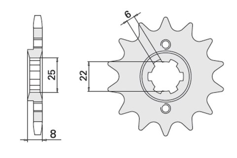 CHT ZĘBATKA PRZEDNIA 281 15 HONDA (306-15) (JTF281.15) CHT ZĘBATKA PRZEDNIA 281 15 HONDA (306-15) (JTF281.15)