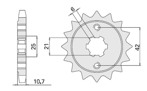 CHT ZĘBATKA PRZEDNIA 338 16 HONDA CB650 79-84 (JTF338.16) (338-16) CHT ZĘBATKA PRZEDNIA 338 16 HONDA CB650 79-84 (JTF338.16) (338-16)