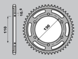 CHT ZĘBATKA TYLNA 241 42 SUZUKI GSXR 1000 '09-'15 (479-42) (JTR479.42)